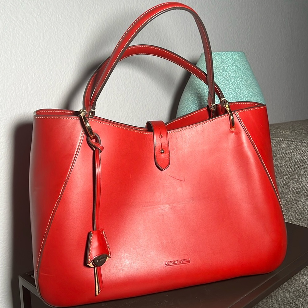 Red Leather Dooney & Bourke bag